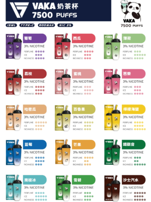 微信图片_20240530005958.png VAKA奶茶杯7500口 / 新上市可充電 / 超級便宜